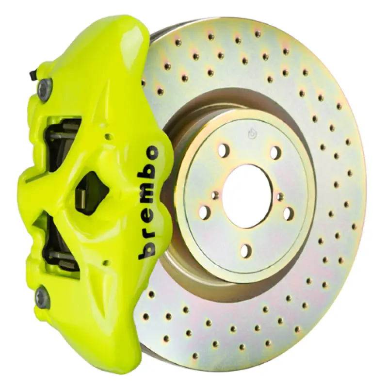 Brembo Gt Big Brake Kit – Drilled & Slotted Front Rotors (326X30Mm) For 2002–2014 Subaru Wrx/Sti 1