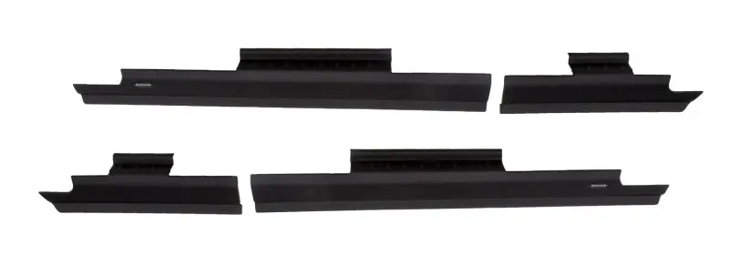 Bushwacker 2018 Jeep Wrangler Unlimited 4-Door Trail Armor Rocker Panel And Sill Plate Cover - Black 1
