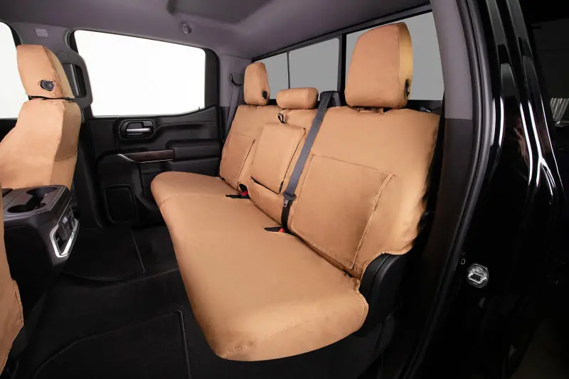 Covercraft Polycotton Seatsaver Front Row Covers For 1997–2001 Ford F-150 – Tan Custom Fit 1
