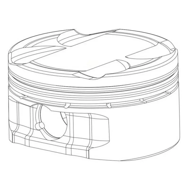 Cp Pistons & Rings For Mazda Disi Mzr 2.3L – Standard 87.5Mm Bore, 9.0:1 Compression Ratio (Single Piston) 1