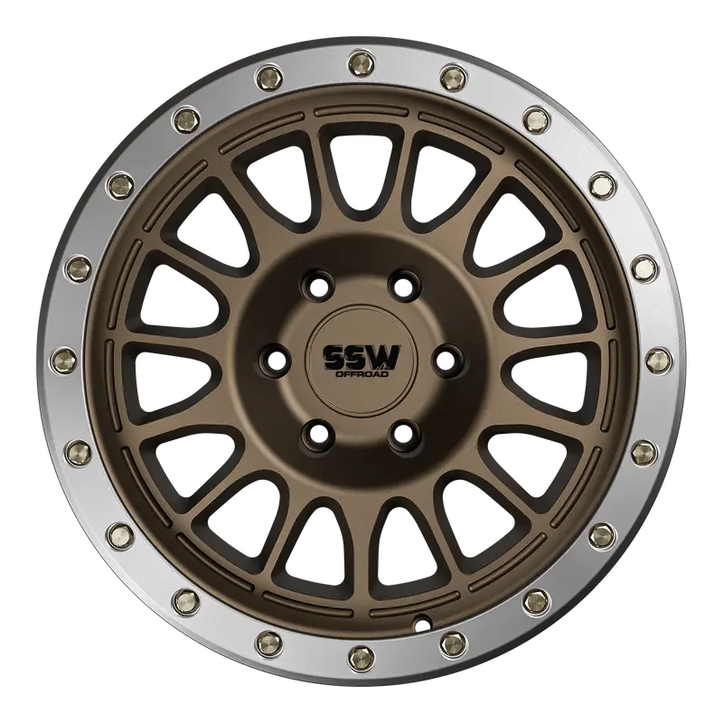 Dakar Evo Matte Bronze Alloy Wheel – 17X9", +25Mm Offset 1