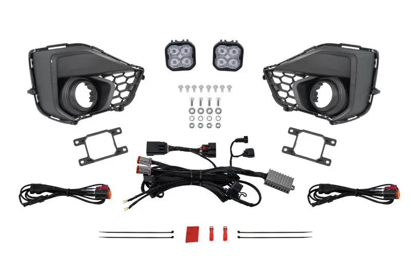 Diode Dynamics Ss3 Fog Light Add-On Kit – White Sport Finish For 2026 Ford Mustang Gt 1