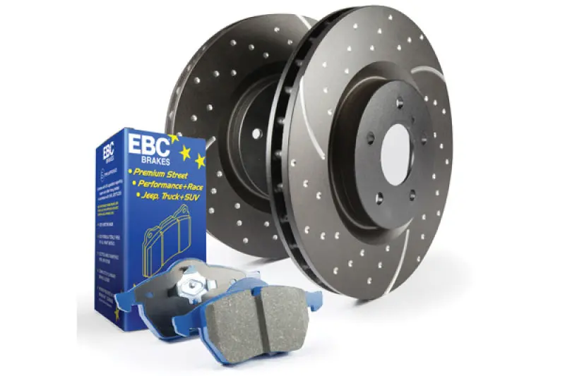 Ebc Bluestuff S6 Brake Kit: Performance Street Pads & Gd Series Rotors 1