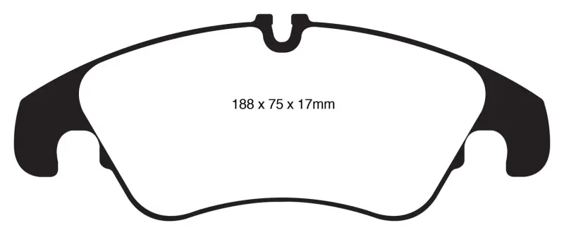 Ebc Greenstuff Front Brake Pads For 2011 Audi A6 2.0T 1