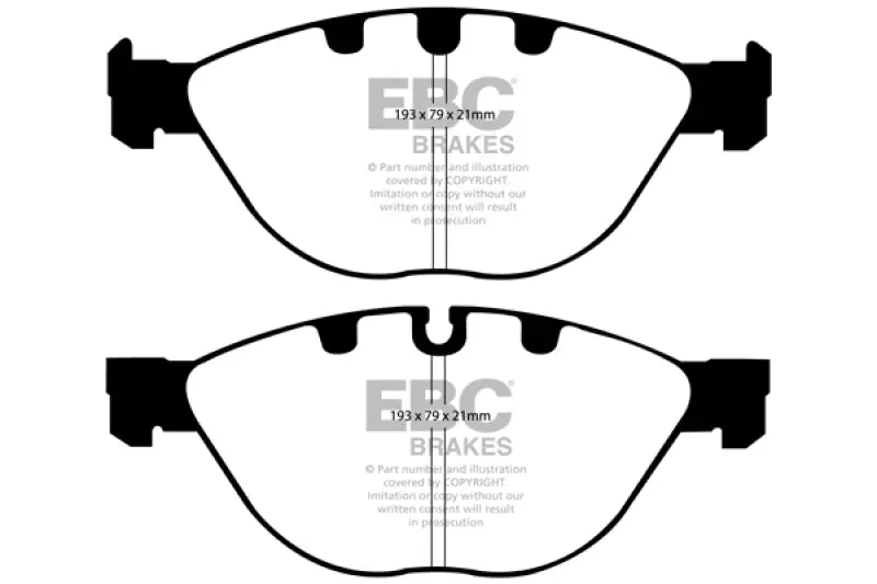 Ebc Redstuff High-Performance Front Brake Pads For 2006–2010 Bmw M5 (E60) 5.0L 1
