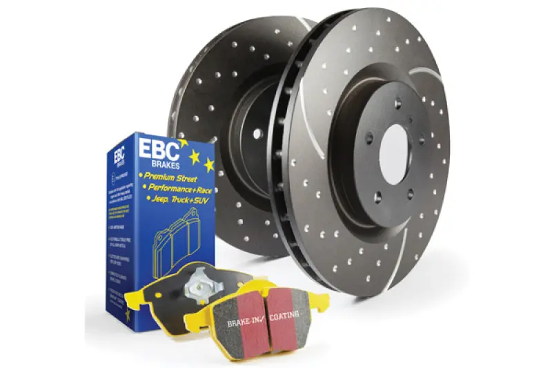 Ebc S5 High-Performance Brake Kit – Yellowstuff Pads With Gd Drilled & Slotted Rotors 1