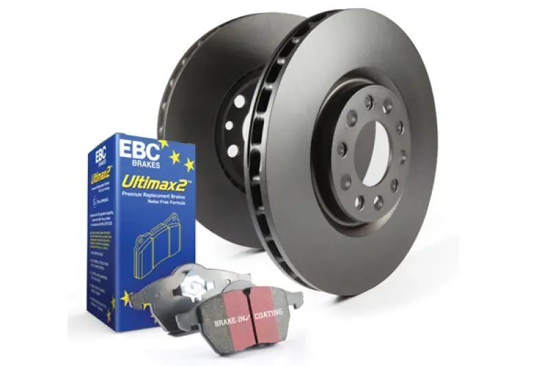 Ebc Ultimax S1 Brake Kit – Includes Premium Pads And Rk-Series Drilled & Slotted Rotors 1