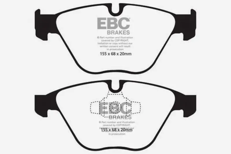 Ebc Ultimax2 Front Brake Pads – Engineered For 2013+ Bmw X1 Xdrive28I Turbocharged 2.0L Models 2
