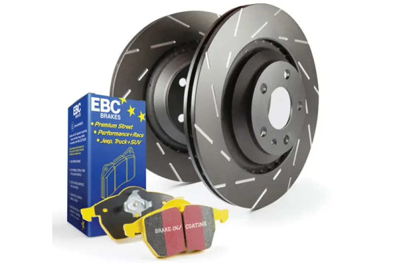 Ebc Yellowstuff High-Performance Brake Kit – S9 Series Pads With Usr Slotted Rotors 2
