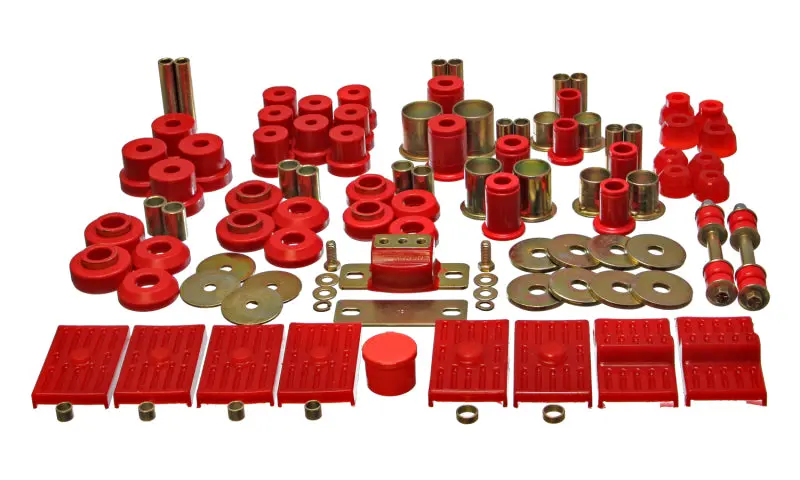 Energy Suspension Hyper-Flex Red Master Bushing Kit For 1975–1979 Chevrolet Nova & 1976–1979 Pontiac Firebird 1