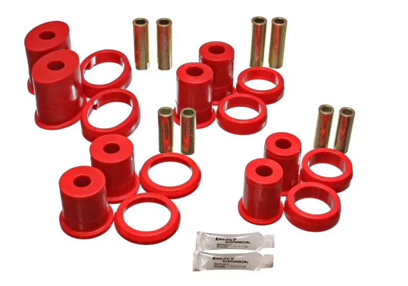 Energy Suspension Rr Lwr Cab W/Thrust Washer - Red 1