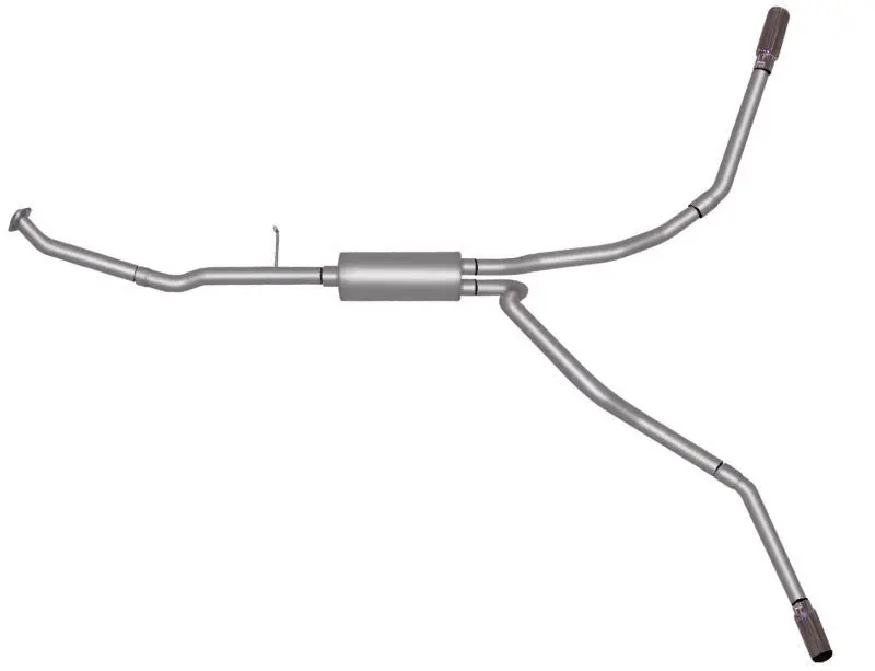 Gibson Aluminized Dual Exhaust System For 1999–2005 Chevrolet Silverado 1500 Base (4.3L) – 2.5-Inch Cat-Back 1