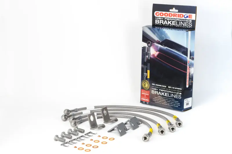 Goodridge 06-13 Chevrolet Corvette Z06/Zr1/Grand Sport Stainless Steel Brake Line Kit 1