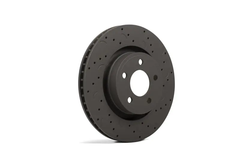 Hawk Talon Drilled & Slotted Front Brake Rotors For 2006 Cadillac Cts Base/Sport 1