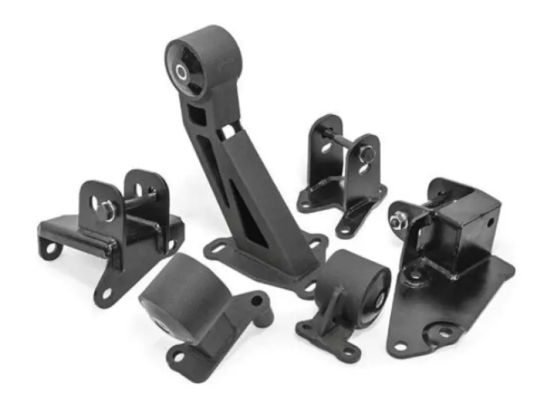 Innovative Motor Mount Kit – Black Steel, 75A Durometer Bushings For Honda Civic Eg/Dc Subframe (1996–2000) 1
