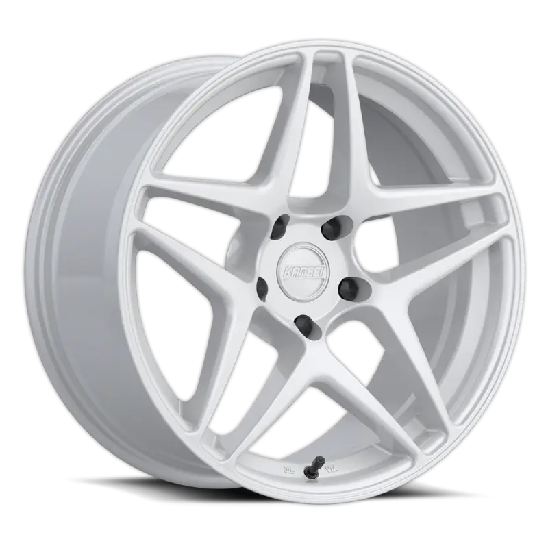 Kansei K15W Astro 18X9In / 5X120 Bp / 22Mm Offset / 72.56Mm Bore - Gloss White Wheel 1