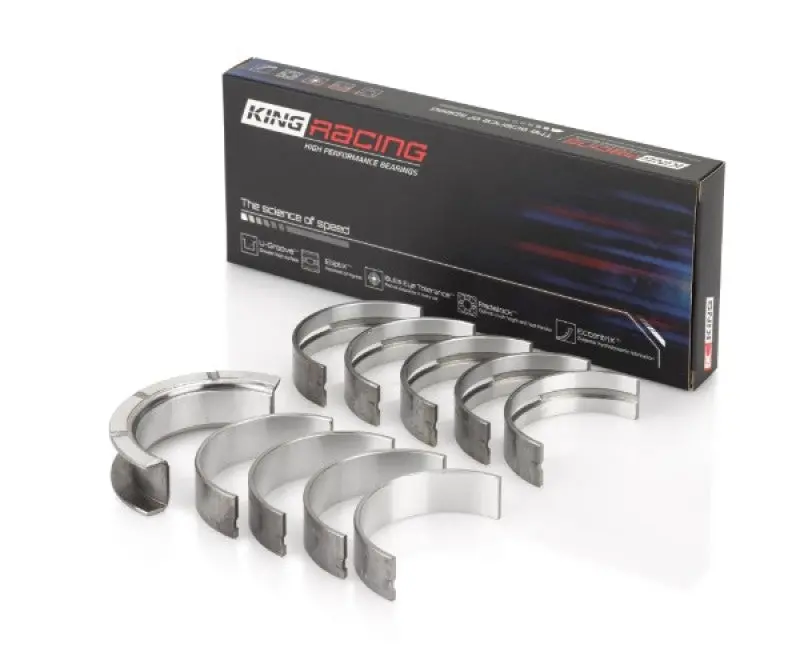 King Main Bearing Set For Ford 370/429/460 Big Block V8 – 16-Valve Ohv, Set Of 5 1