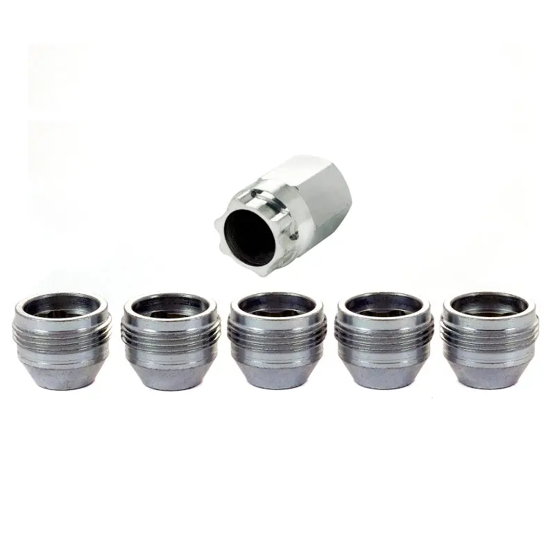 Mcgard Wheel Lock Nut Set – 5-Pack, Cone-Seat Design, M14×1.5 Thread, 22Mm Hex, .893-Inch Length, Silver 1