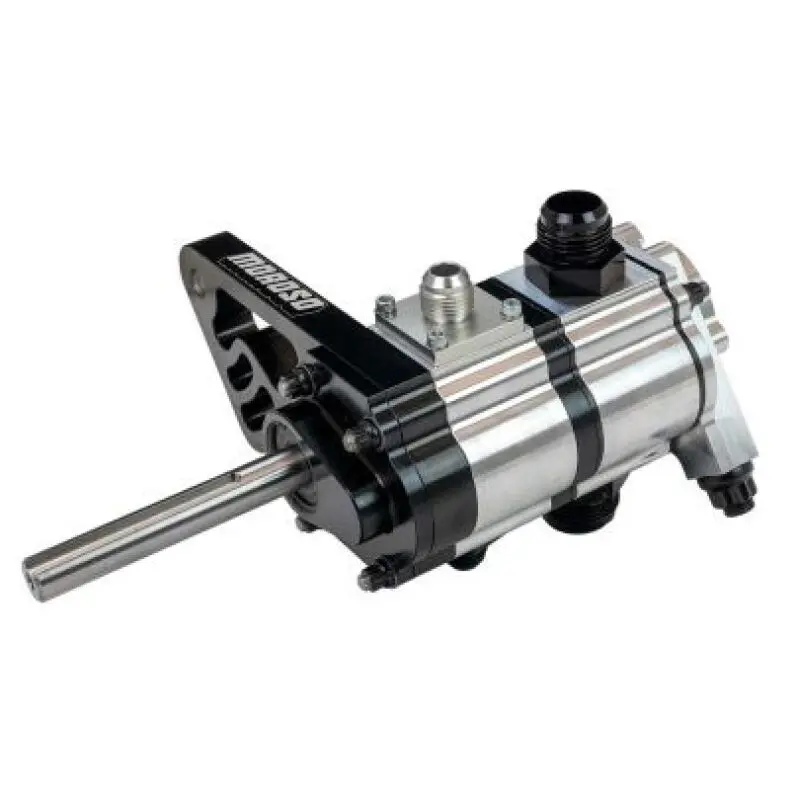 Moroso Dual-Stage Oil Scavenge Pump – Tri-Lobe Driver, Left-Side Mount, 1.50-Inch Ps Port, Includes Fuel Pump Drive 1