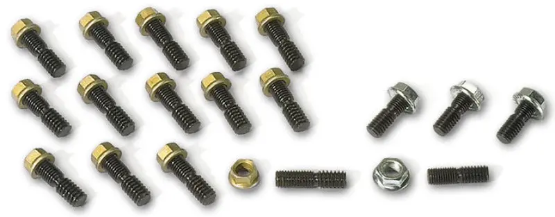 Moroso Steel Oil Pan Stud Kit For Chevrolet Small-Block Engines – 18-Piece Set 1