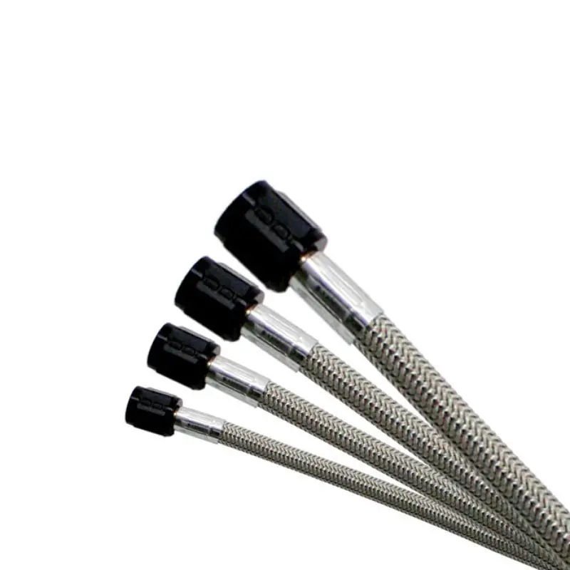 Nitrous Express 3An Black Ss Braided Hose – 48" Length 1