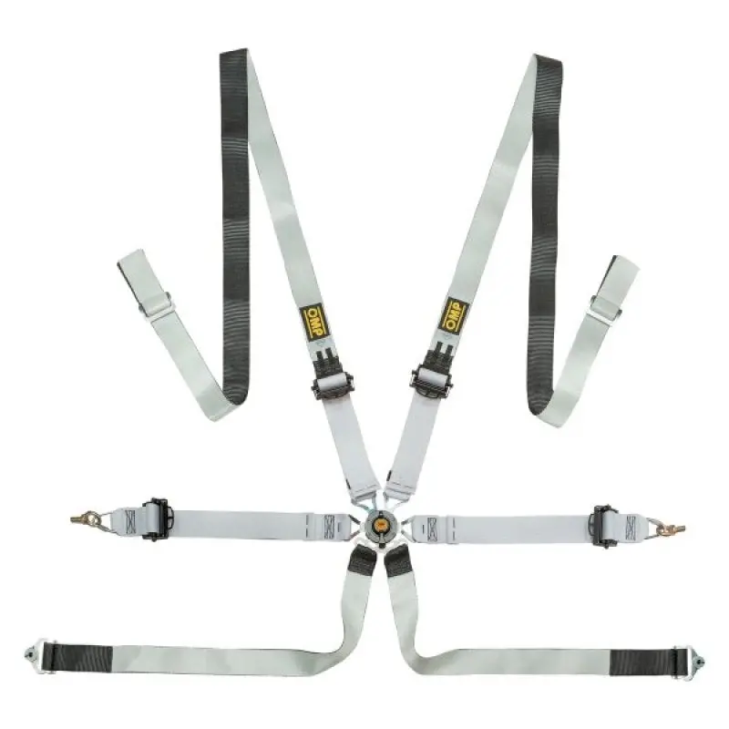 Omp One-D2 Pull-Up Racing Harness – Grey Finish 1