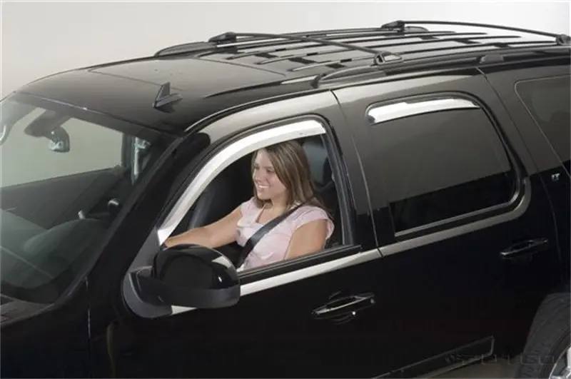 Putco Element Chrome Window Visors – Set Of 4 For 2007–2014 Chevrolet Tahoe 1