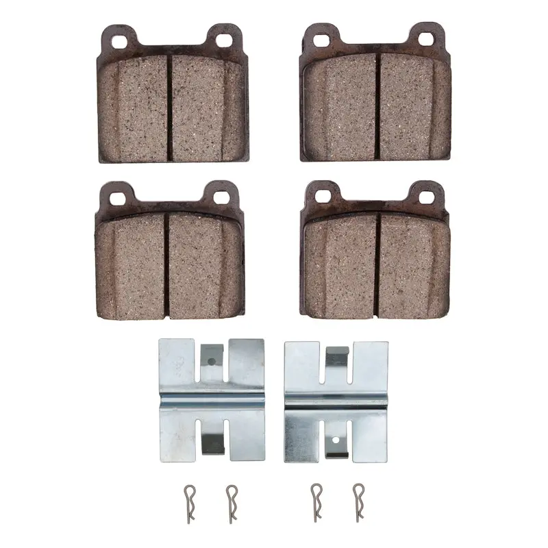 R1 Front Semi-Metallic Brake Pad & Hardware Kit For 1973–1985 Volkswagen Type 2 (Bus) 1