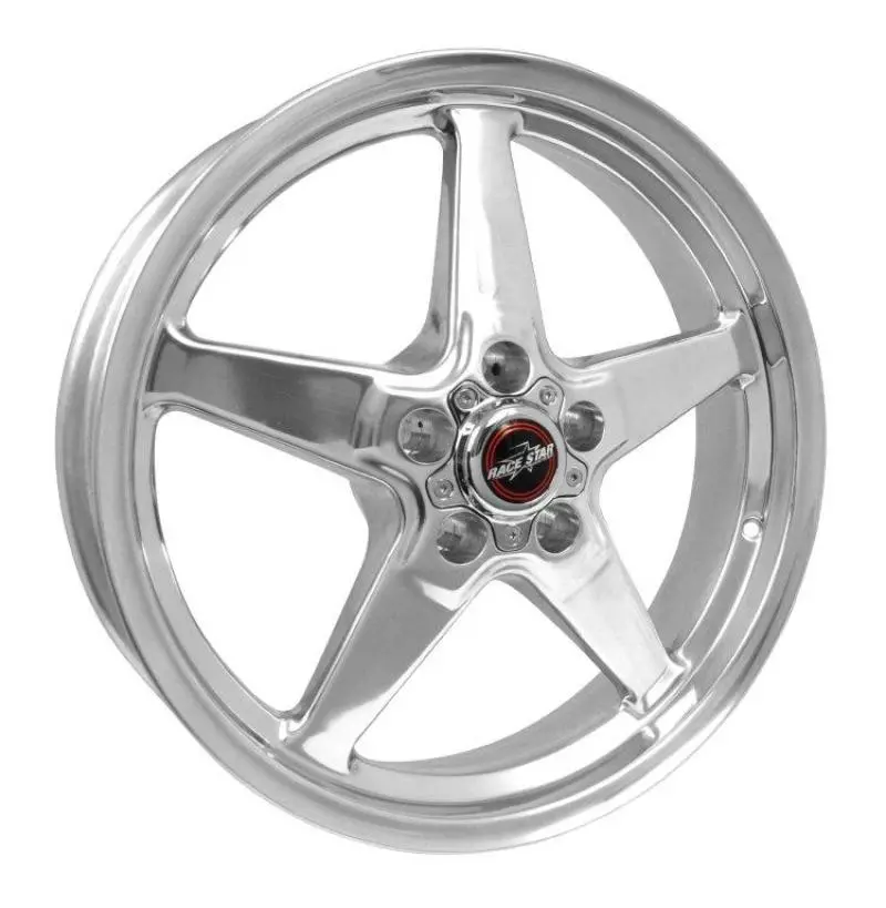 Race Star 92 Drag Star 18X5.00 5X4.50Bc 2.00Bs Direct Drill Polished Wheel 1