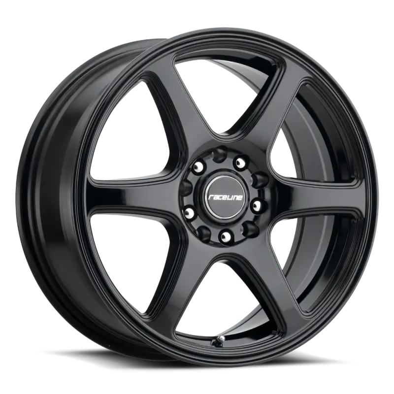 Raceline 146B Matrix 15X7In / 4X100/4X108 Bp / 40Mm Offset / 72.62Mm Bore - Gloss Black Wheel 1