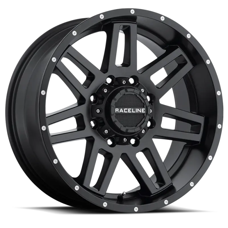 Raceline 931B Injector Wheel – 17X9In, 5X127/5X135Mm, -12Mm Offset, 87.1Mm Bore, Satin Black 1