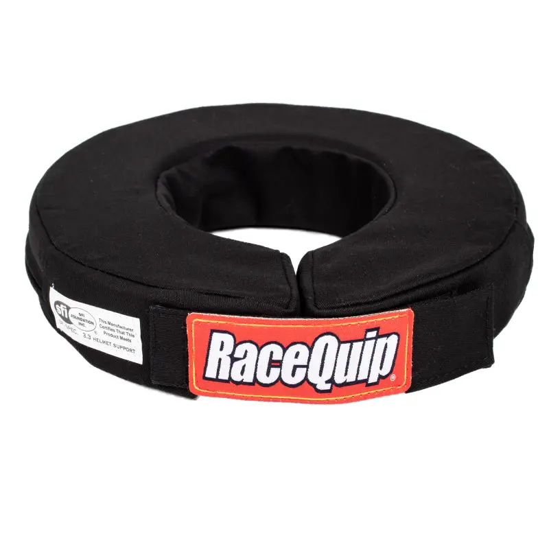 Racequip Sfi 360 Certified Black Helmet Support — Large Size (17") 1