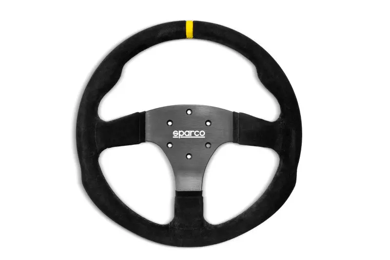 Sparco R350B Suede Steering Wheel With Integrated Button – 350Mm Diameter 1