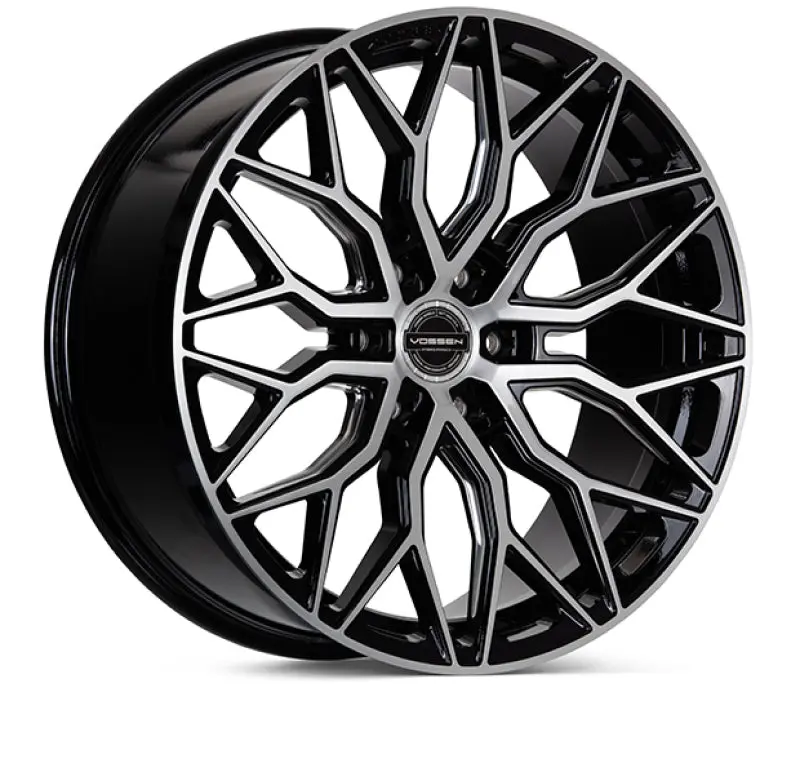 Vossen Hf6-3 Forged Monoblock Wheel – 20X9.5 Inches, 6X135 Bolt Pattern, Et15 Offset, Deep Face, Brushed Gloss Black 1