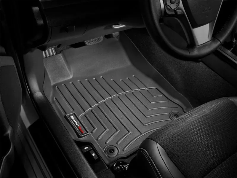 Weathertech 08+ Dodge Challenger Front Floorliner - Black 1