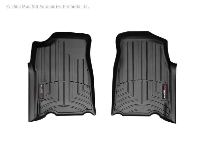 Weathertech Front Floor Liners For 2004+ Gmc Canyon Extended Cab – Premium Black Trim 1