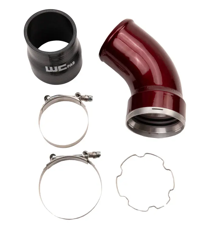 Wehrli Intercooler Outlet Elbow Kit — Sparkle Copper Finish For 2006–2010 Duramax Lbz/Lmm 1