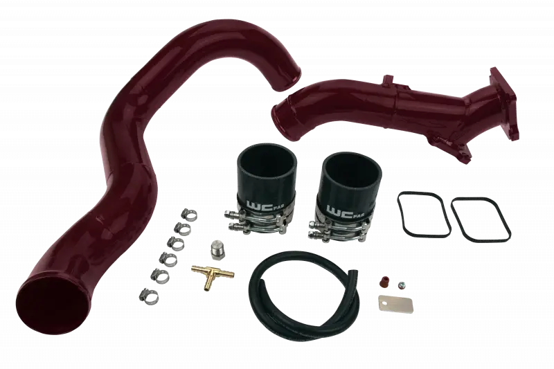 Wehrli Y-Bridge Exhaust Kit For 2001–2004 Chevrolet Lb7 Duramax 6.6L – Illusion Blueberry 1