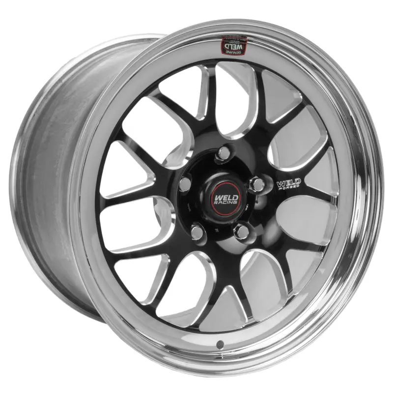 Weld Racing S77 Black Wheel – 17X10In, 5X115Mm Bolt Pattern, 6.7In Backspace, High-Pad Non-Beadlock Design 1
