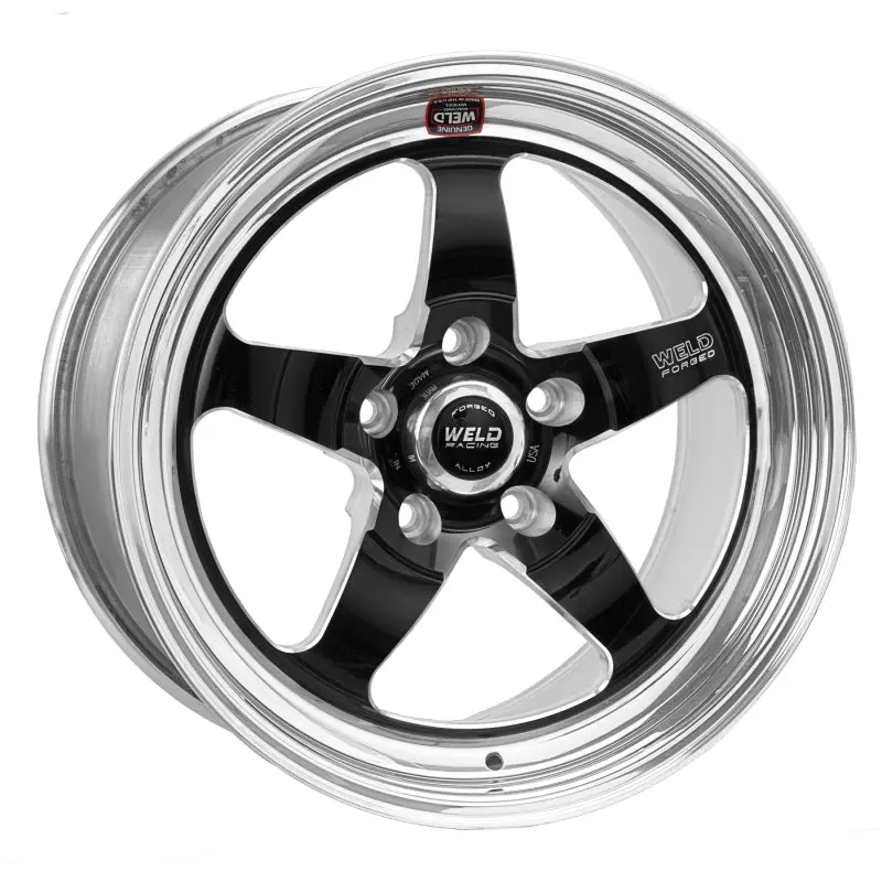 Weld S71 18X6-Inch Black Aluminum Wheel – 5X4.75 Bolt Pattern, 4.2-Inch Backspace, Medium Pad, Non-Beadlock 1