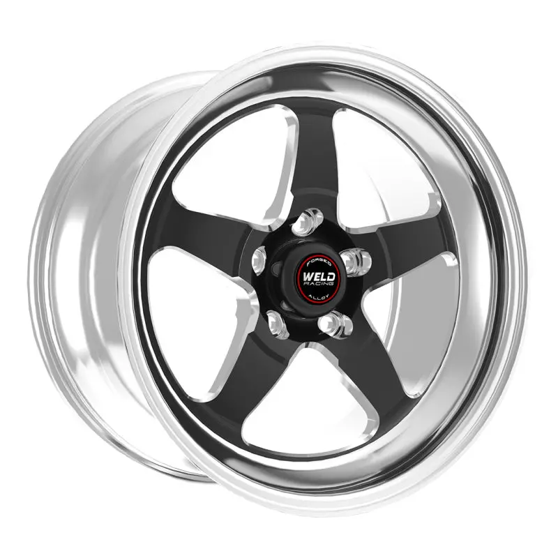 Weld S71 Forged Aluminum Wheel – 17X8 Inches, 5X4.5 Bolt Pattern, 5.9-Inch Backspace, Black Low-Pad Finish (Non-Beadlock) 2