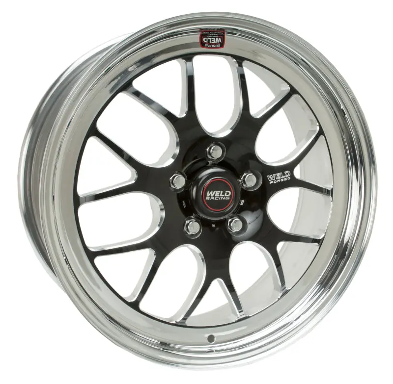 Weld S77 18X8.5-Inch Black Aluminum Wheel – 5X4.75 Bolt Pattern, 5.2-Inch Backspace, Medium Pad, Non-Beadlock 1