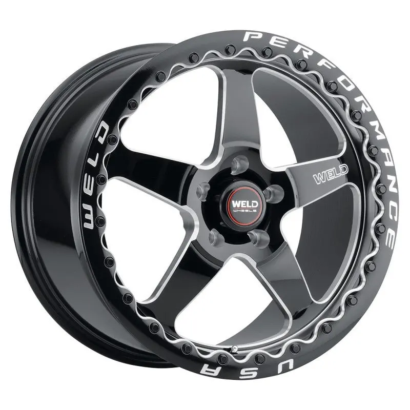 Weld Ventura S904 Gloss Black Beadlock Wheel – 17X10, 5X114.3, 0Mm Offset, 78.1Mm Bore 1