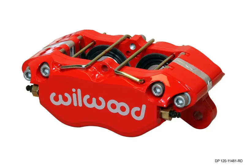 Wilwood Dynapro Caliper With Red Dust Boot – 5.25In Mount, 1.38In Pistons, Compatible With .81In Disc Thickness 1