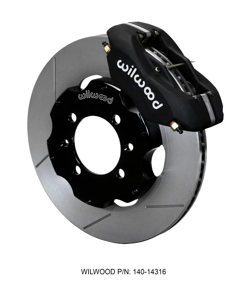 Wilwood Forged Dynalite St Front Hat Kit With 11-Inch Gt Rotors For 1995–2005 Mazda Miata Road Racing 1