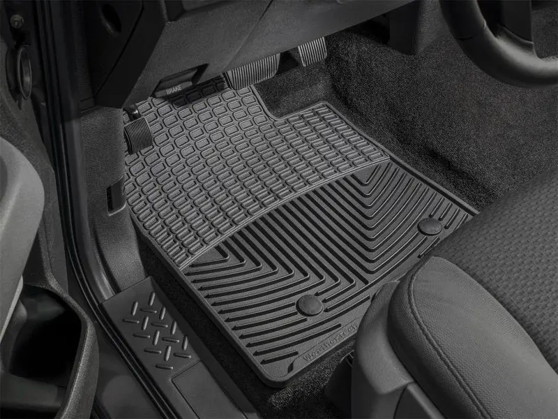 Wt Heavy-Duty Black Rubber Rear Floor Mats 2