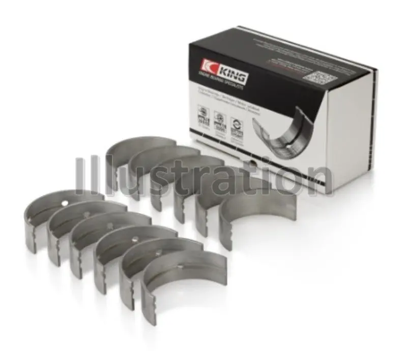 King General Motors L52 Vortec 3.5L Main Bearing Set — Oversized +0.020 In 1